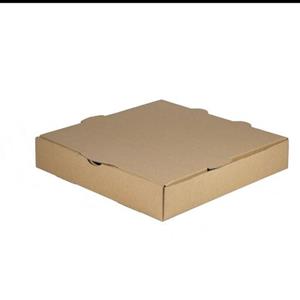 جعبه پیتزا ساده کرافت 20 سانت بسته 1000 عددی