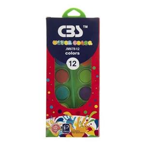 آبرنگ 12 رنگ سی بی اس مدل JM688-12