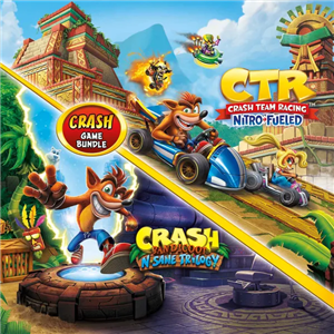 اکانت قانونی ظرفیت اول Crash Bandicoot Bundle - N. Sane Trilogy + CTR Nitro-Fueled برای PS4