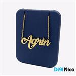 گردنبند طلا 18 عیار طرح Agrin آگرین (کد DN-P1756)