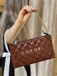 کیف زنانه CHANEL قهوه ای کد ۷ 