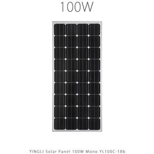 پنل خورشیدی مونو کریستال یینگلی سولار YINGLI مدل YL100C 18b ظرفیت وات 