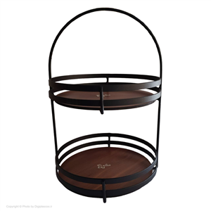 استند رومیزی آیدا مدل 2 طبقه گرد