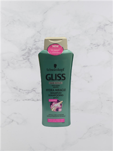 شامپو ترمیم کننده موهای خشک با با آلوئه ورا و هیدرا پپتیدها گلیس  400  میل 