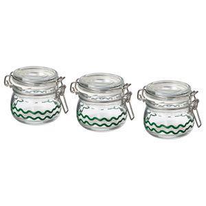 ست سه تایی بانکه طرح دار  ایکیا مدل IKEA KORKEN