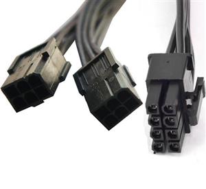 کابل تبدیل برق دو عدد ۶ پین به ۸ پین برای کارت گرافیک