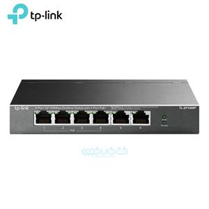سوئیچ شبکه PoE گیگابیت تی پی لینک Tp-Link TL-SF1006P 
