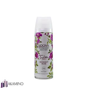 اسپری خوشبو کننده بدن زنانه سیدونا مدل Tresor Midnight Rose حجم 200 میلی لیتر