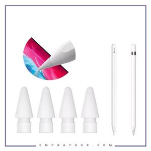 نوک یدک قلم لمسی اپل 1 و 2 (پک 4 عددی) کوتتسی Coteetci original written For Pencil 1/2 CS7075