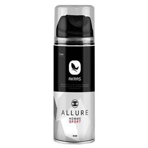 اسپری بدن مردانه آکراس مدل allure حجم 200 میلی لیتر