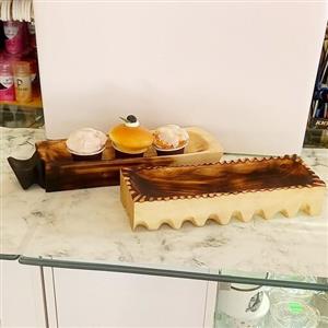 اردو خوری و رولت خوری  اردوخوری چوبی دستساز 