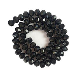 نگین کریستال مشکی سایز 8 (یک رشته)