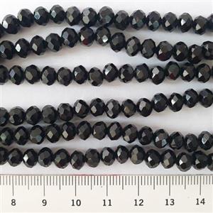 نگین کریستال مشکی سایز 6 (یک رشته)