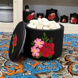 قندان سنگی نقاشی شده
