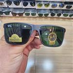 عینک آفتابی مردانه ریبن فراری کائوچویی شیشه سنگ لنز سبز یووی 400 ارسال رایگان