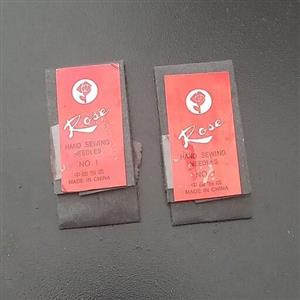 سوزن خیاطی دستی رز شماره 1(دارای 25 عدد سوزن)