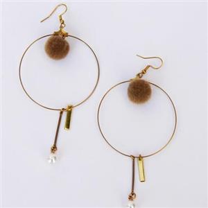 گوشواره توپی زارا  در 4 رنگ