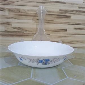 کاسه همه کاره  و خورش خوری پارس اوپال گل آبی 6عددی