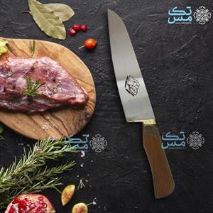 چاقوی آشپزخانه حیدری سایز 5 نسکا فه ای باربنددار 001