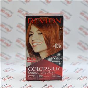 کیت رنگ مو رولون Revlon مدل 45 Bright Auburn