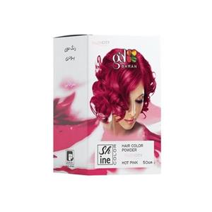 پودر دکلره رنگی گلباران حجم 50 گرم رنگ سرخ آبی