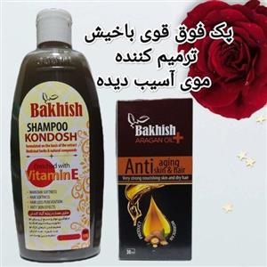 پک ترمیم کننده موی باخیش حجم شامپو 360 روغن 60 میل 