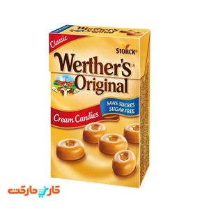 آبنبات خامه‌ای بدون قند وردرز اورجینال (Werther’s Original) 42 گرم