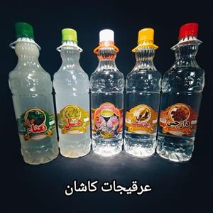 عرق بیدمشک درجه یک سنتی کاشان صد درصد طبیعی و خالص، بطری یک لیتری
