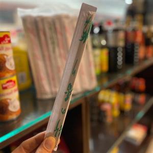 چاپستیک چوب غذاخوری بامبو ژاپنی 1 جفت تکی 