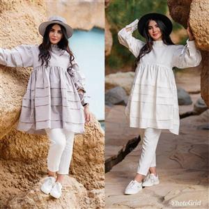 مانتو عروسکی مشکی دخترانه و زنانه