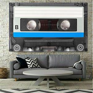 تابلو بوم طرح نوستالژی نوار کاست کد TB317