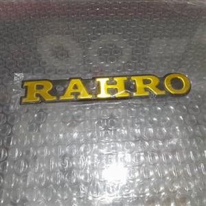 آرم بغل باک موتور هندا فلزی (رهرو طلایی)