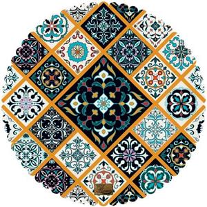رومیزی مخمل رنس مدل T14-42549 سایز  40x40 سانتی متر