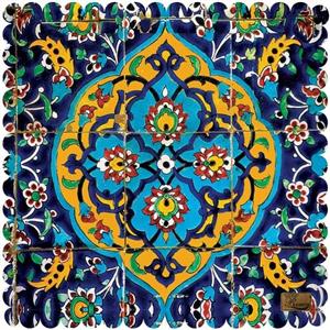 رومیزی مخمل رنس مدل T12-42016 سایز  60x60 سانتی متر