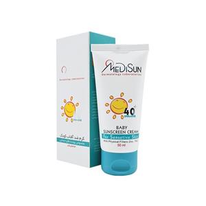 کرم ضد آفتاب کودکان مدیسان مدل SPF40 حجم 50 میلی لیتر 