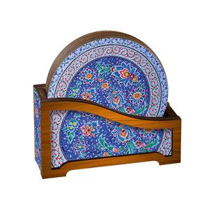زیر لیوانی لوکسینو مدل ZLC 1480 بسته 6 عددی