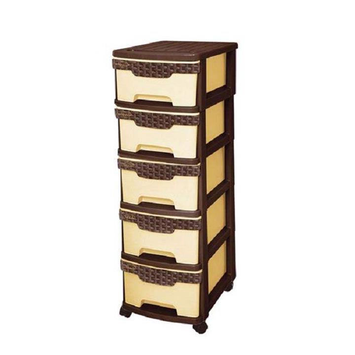 فایل پلاستیکی مدل ۶۰۵ ساده L پنج طبقه  ناصر پلاستیک