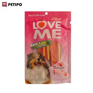 تشویقی نواری سگ طعم بیف لاومی (Love Me Beef Flavors Treats For Dogs) وزن 80گرم