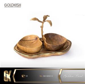 اردو خوری گلد کیش مدل گلدن برد قلب GK829414 -