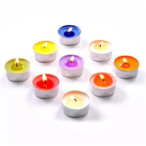 شمع وارمر رنگی بسته 10 عددی tealight candles