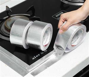 نوار چسب دور گاز و سینک نخ دار آلمانی مدل آلومینیومی 5 سانتی 3 متری کد A320