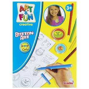 بازی آموزشی سیمبا مدل Button Art Simba  Button Art Educational Game