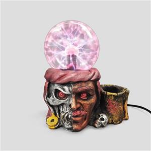 چراغ پلاسما اسکلتی مدل Half Skull کد Ang670