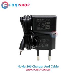 کابل و شارژر اصلی نوکیا Nokia 206