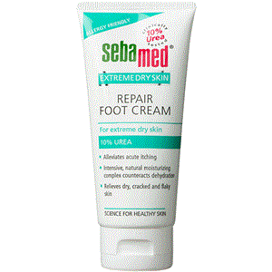 کرم پا ترمیم کننده پوست خشک شدید مناسب زنان سبامد SebaMed Extreme Dry Skin Repair Foot Cream for Women 100ml