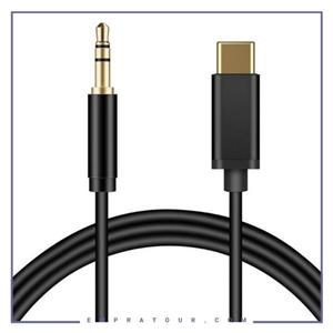 کابل تبدیل USB-C به AUX کوتتسی مدل CS8856 طول 1 متر