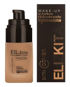 Eli.zkita کرم پودر پمپی سری Mineral Matte شماره 303 