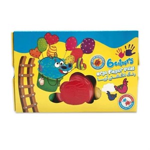 رنگ انگشتی 6 رنگ جعبه ای آریا