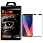 محافظ صفحه نمایش شیشه ای کینگ کونگ مدل Hyper Fullcover مناسب برای گوشی ال جی V30