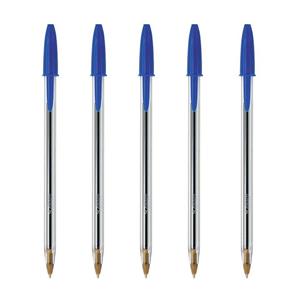 خودکار بیک Bic Cristal Medium 1.0mm بسته 5 عددی